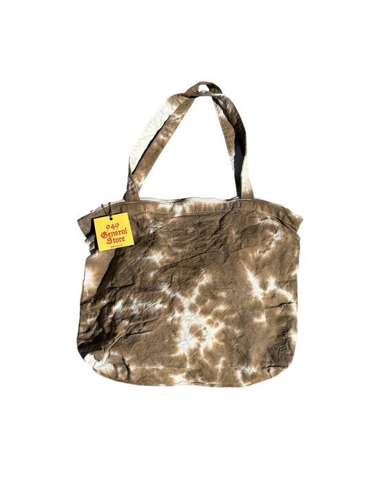 Organic Cotton Dyed Zip Tote